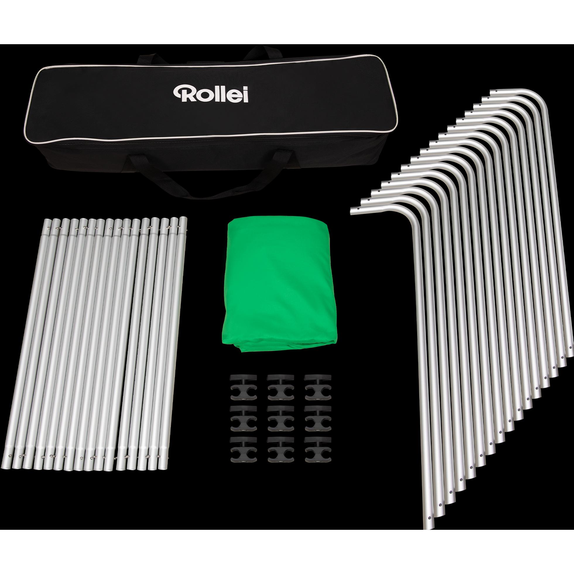 Thumbnail - Rollei Panorama Greenscreen-Set (240 cm, 240 cm), Hintergrundsystem