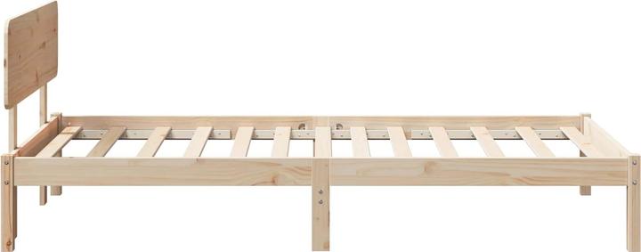 Actual product image vidaXL Holz-Bettgestell (80 x 200 cm)