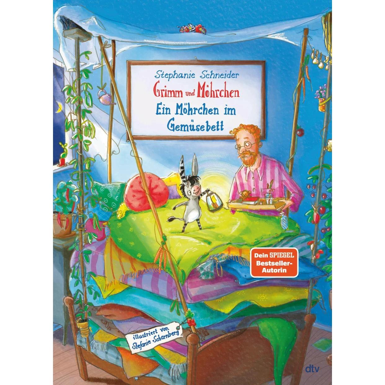 Grimm und Möhrchen – Ein Möhrchen im Gemüsebett, Kinderbücher von Stephanie Schneider, Stefanie Scharnberg