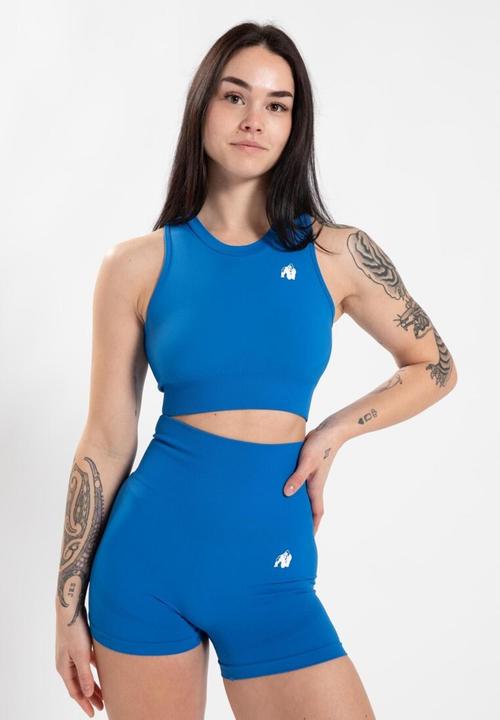 Immagine prodotto Gorilla Wear Olivia Seamless Crop Top - blau (M, L)