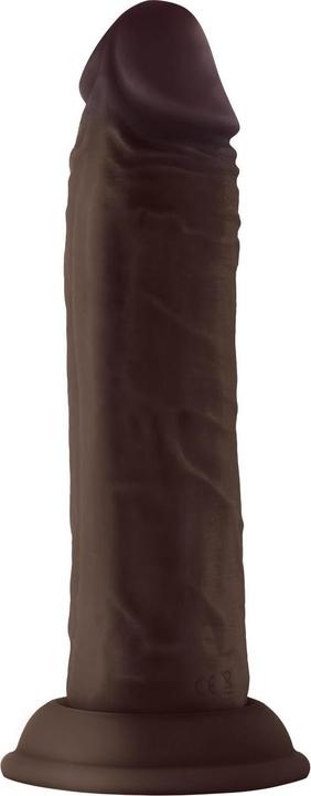 Actual product image Shaft Model J 13.97 cm Liquid Silicone Dong Mahogany Black