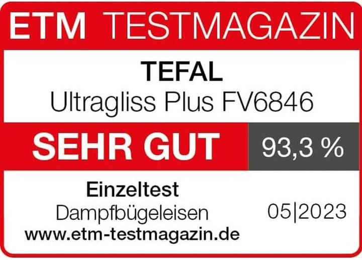 Productafbeelding Tefal FV6846E1 Ultragliss Plus (2800 W, 260 g/min)
