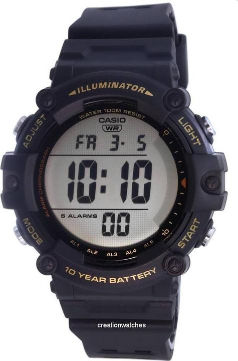 Actual product image Casio AE-1500WHX-1AVDF Clock + BOX (Digital watch, 51.30 mm)