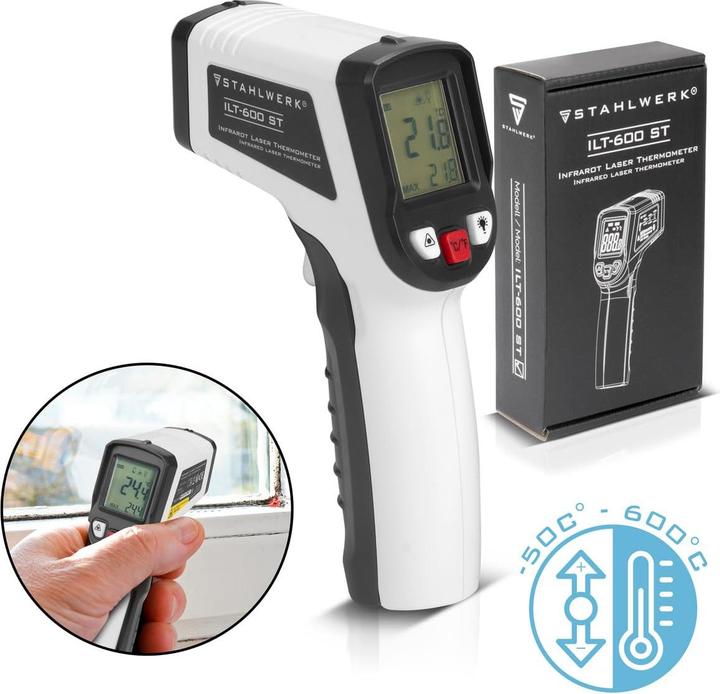 Stahlwerk Infrarot-Laser-Thermometer ILT-600 ST