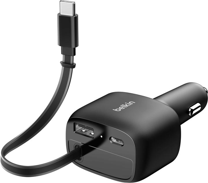 Actual product image Belkin Boostcharge Kfz-Ladegerät 75W ausz. USB-C Kabel CCC001hqBK