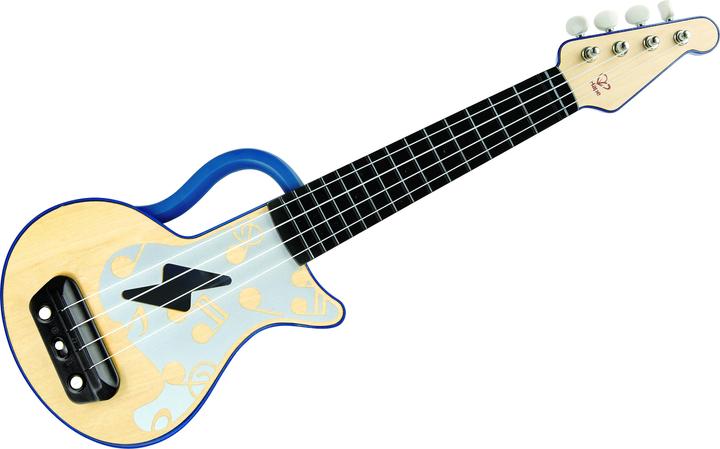 Actual product image Hape Electric learning ukulele, blue