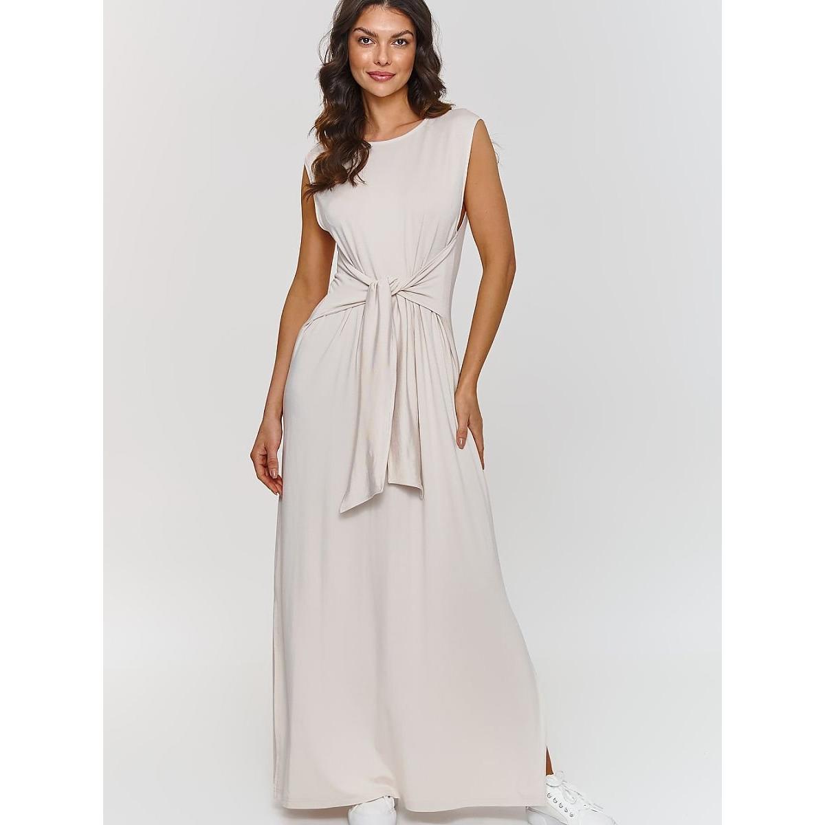 Makadamia, Damen, Kleider, Alltagskleid, Beige, (42)