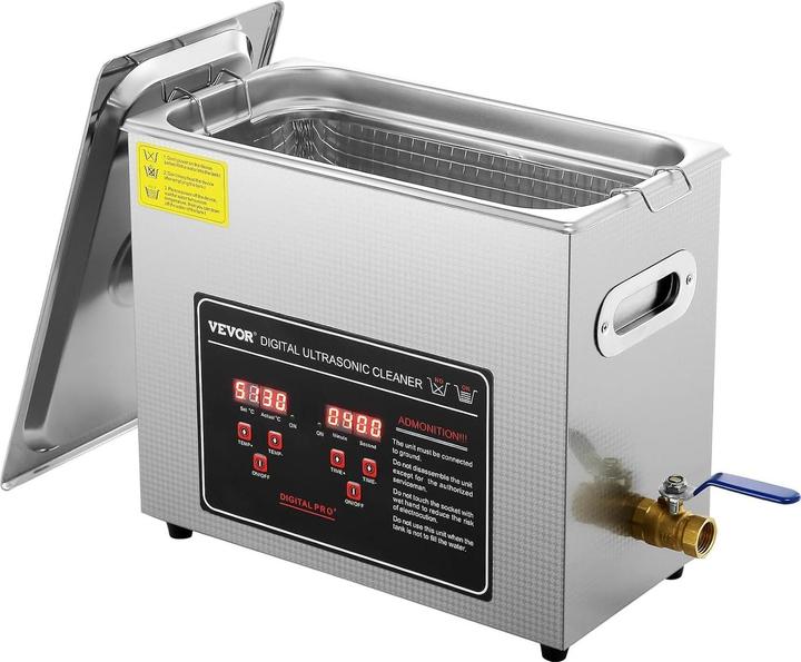 Vevor Pulitore a ultrasuoni (40 kHz, 6 l)