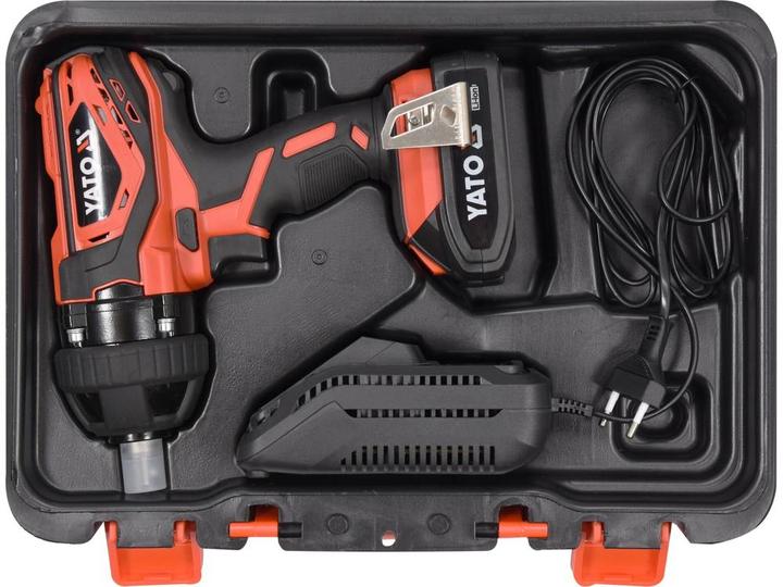 Actual product image Yato impact wrench YT-82804 18V 1/2 300Nm 1x2,0Ah LI-ION