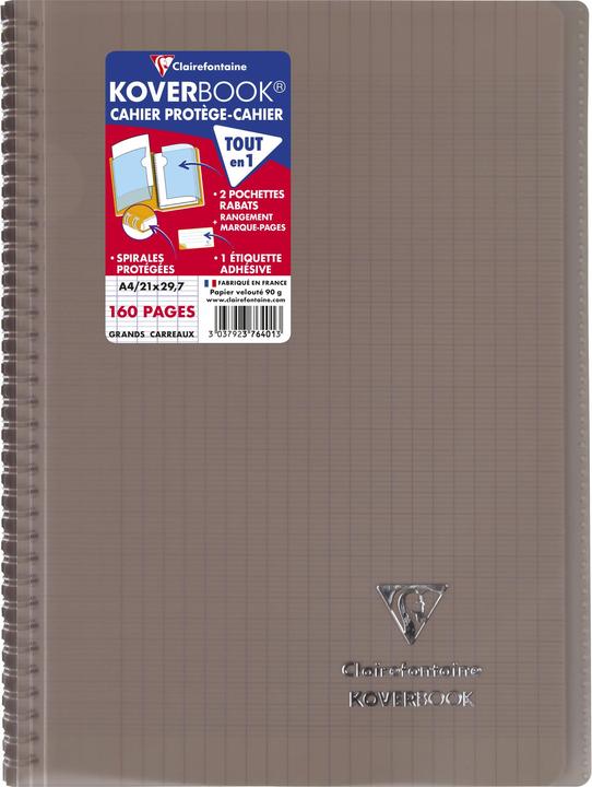 Actual product image Clairefontaine Koverbook (A4, Checked, Soft cover)
