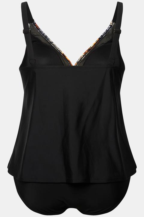 Actual product image Ulla Popken Colorblock Tankini Set (54 B)