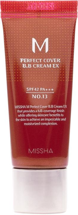 Image du produit Missha M Perfect Cover Bb Cream Spf42/Pa+++ Multifunctional Bb No.13 20Ml (#13 Light Beige, 20 ml)