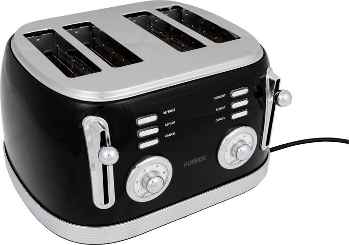 Actual product image Furber Kettle, Stand Mixer and Toaster Set, Glossy Black