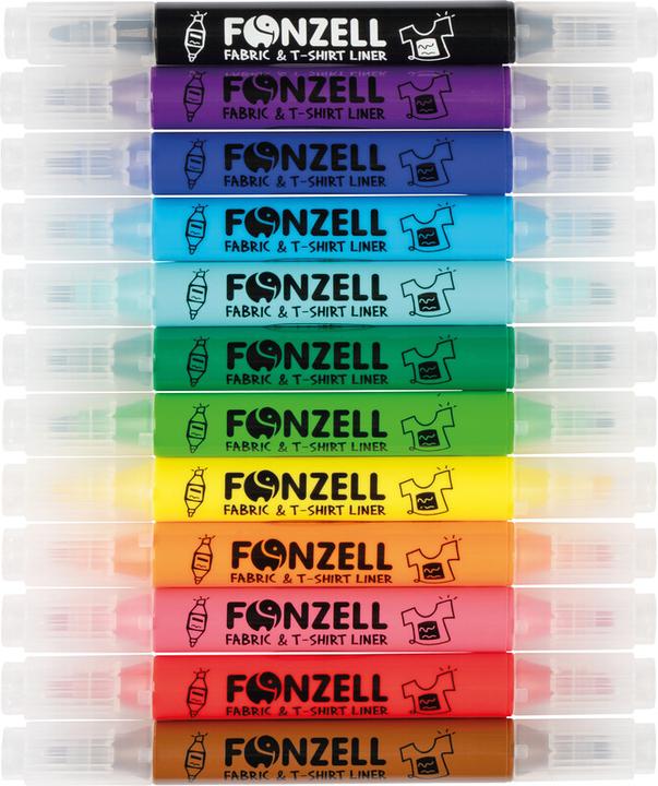 Produktbild Fonzell Textil Marker Creative Dual (12x)