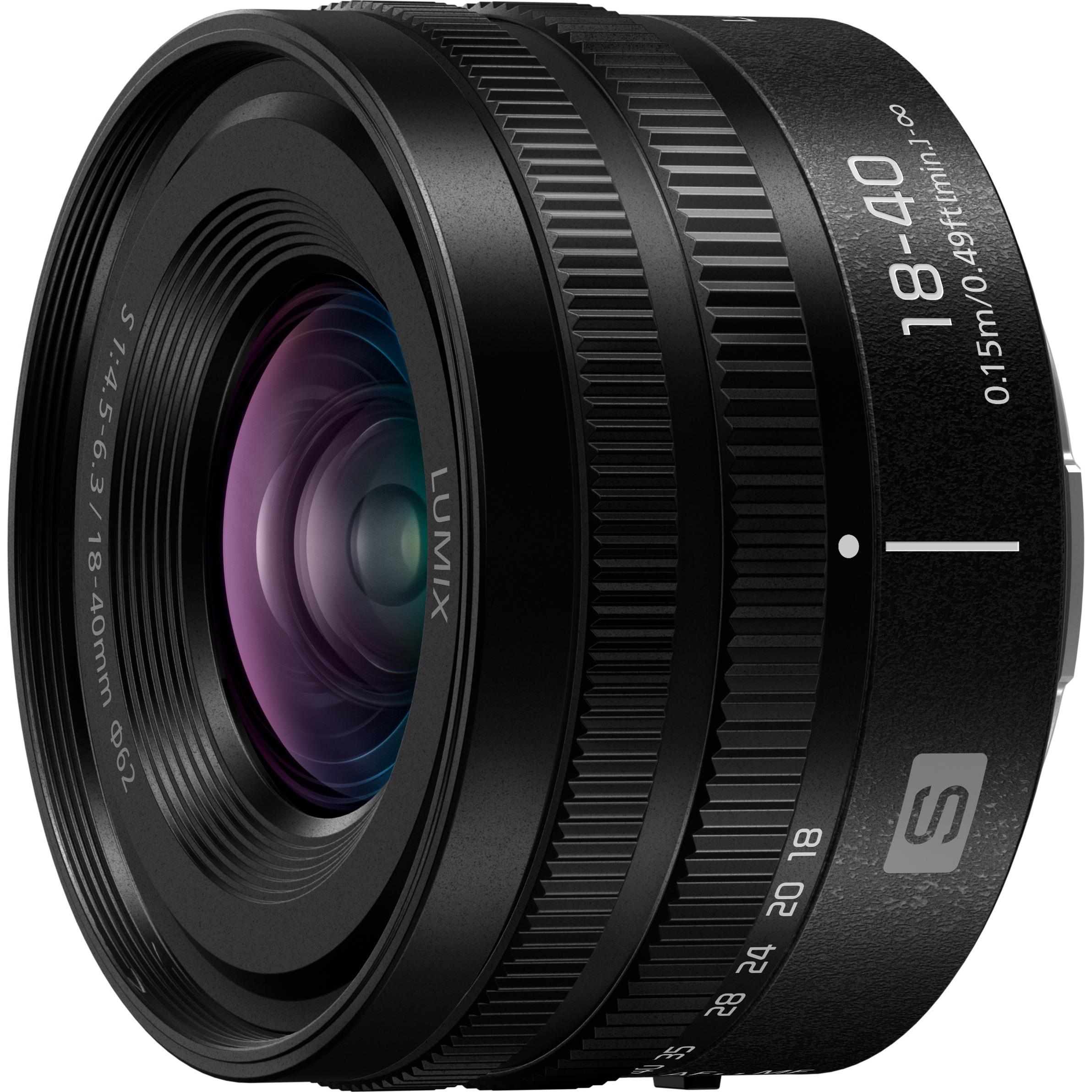 Panasonic Lumix S 18-40mm f/4.5-6.3 (L-Mount, Vollformat), Objektiv, Schwarz