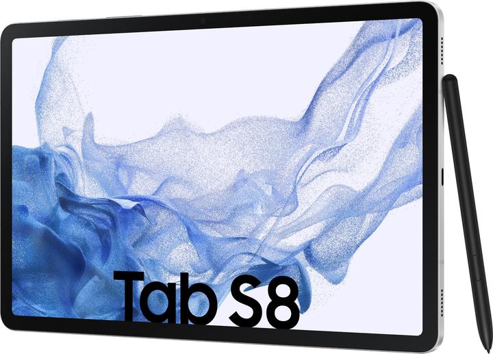 Produktbild Samsung Galaxy Tab S8 (nur WLAN, 11", 128 GB, Silver)