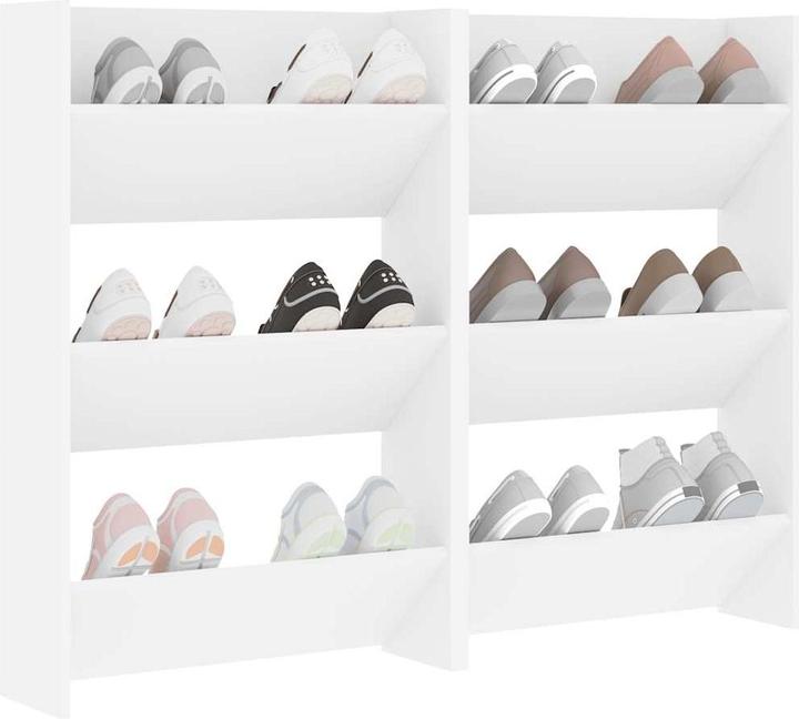 Produktbild vidaXL Wand-Schuhschrank (18 x 18 x 90 cm)