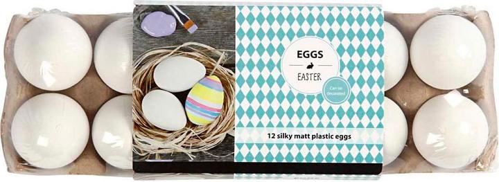 Image du produit Creativ Company Oeufs en plastique (12x)