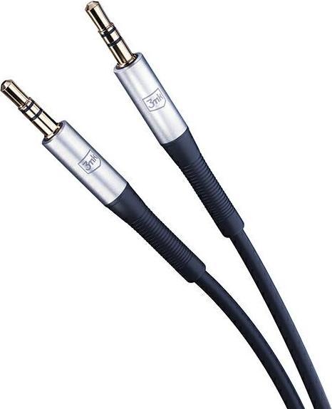 Actual product image 3MK Cable AUX Jack 3.5 mm - Jack 3.5 mm 1m (1 m)