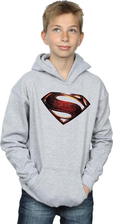 Actual product image Boys Justice League Movie Superman Emblem Hoodie (152, 158)