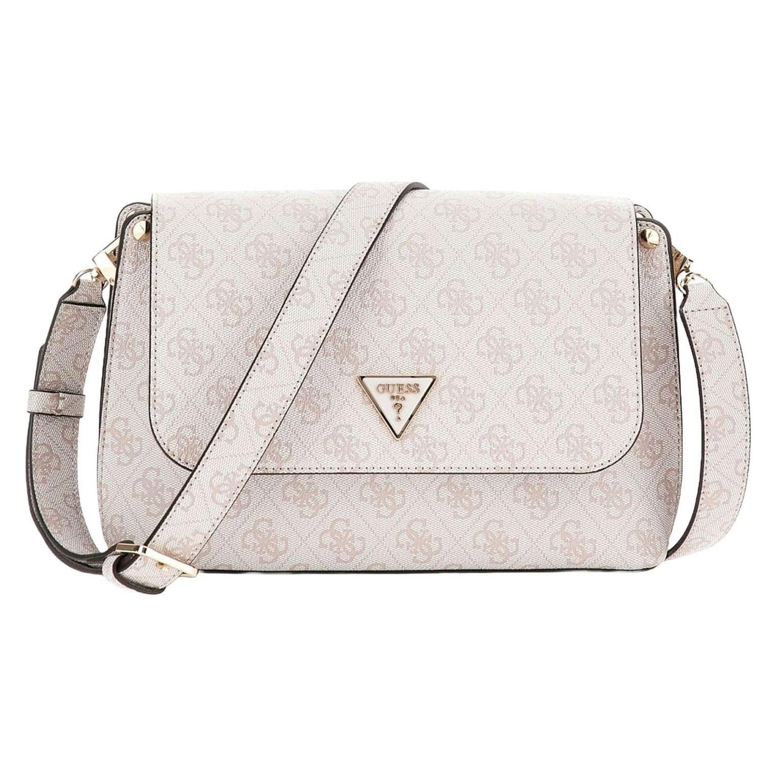 Guess, Damen, Handtasche, Meridian Flap Crossbody Bag, Rosa