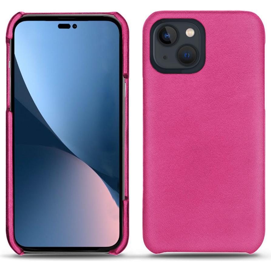 Noreve Lederschutzhülle (Apple iPhone 14 Plus), Smartphone Hülle, Rosa