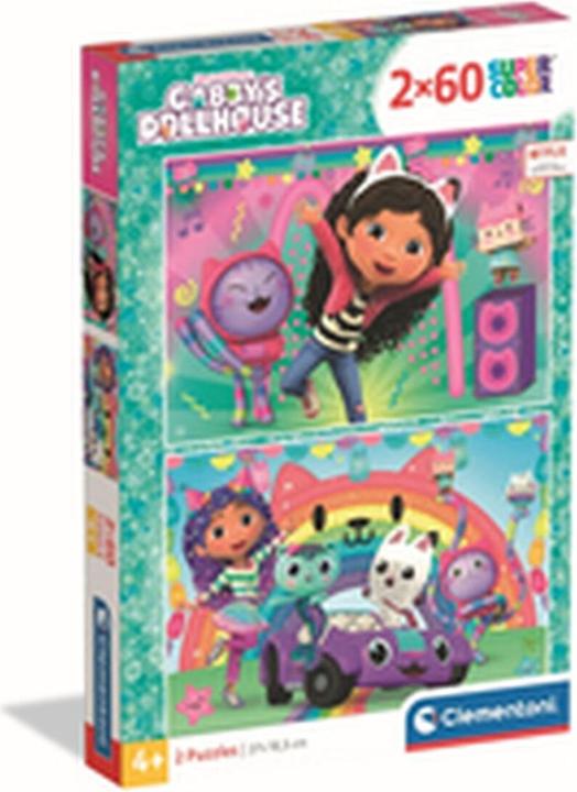Image du produit Clementoni Puzzle Gabby's Dollhouse 2x60 pièces (120 pièces)