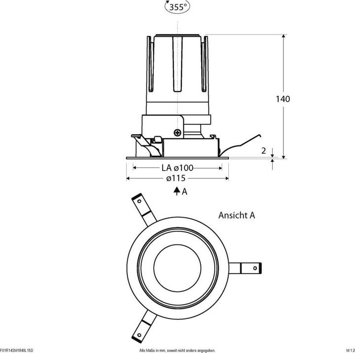 Produktbild EVN LED-Deckeneinbaustrahler (2205 lm)