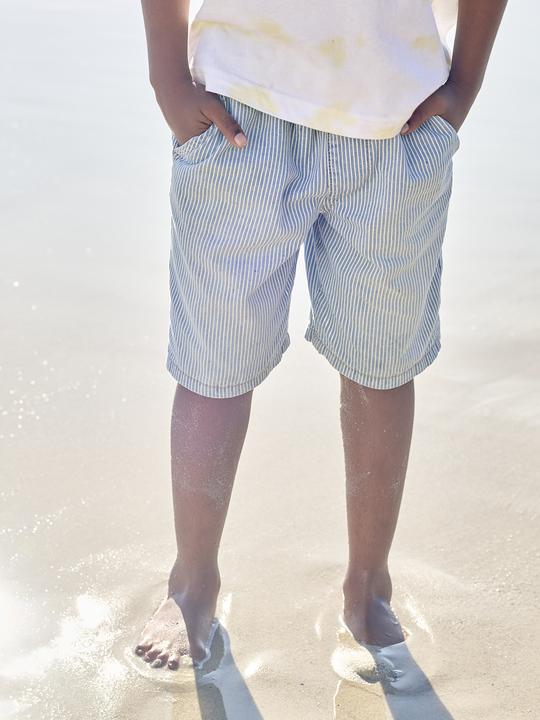 Immagine prodotto Vertbaudet Jungen Jeans-Shorts mit Dehnbund, Bundweite verstellbar (158)