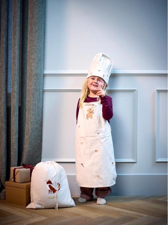 Produktbild Filibabba Kochschürze und Kochmütze Wonderful Winter Hase, Beige (60)