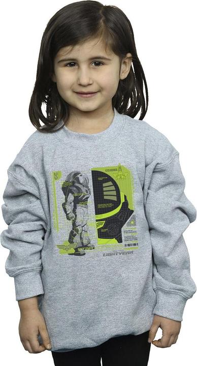 Produktbild Disney Lightyear Buzz Tech Panel Sweatshirt Mädchen (140, 146)