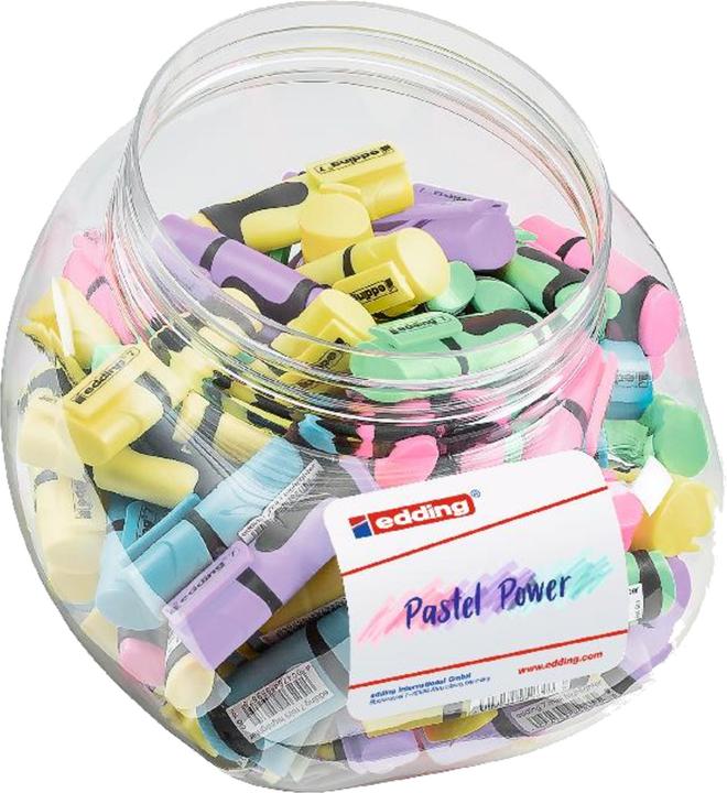 Pastel blue, Pastel green, Pastel pink, pastel violet, Pastel yellow