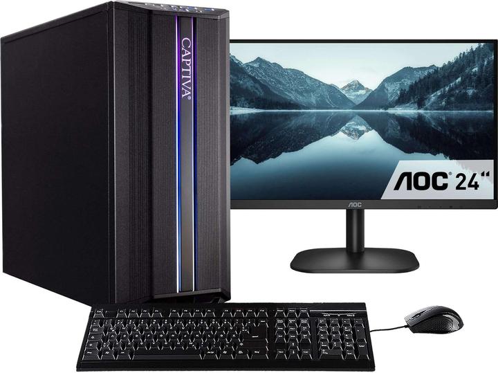 Produktbild Captiva Power Starter R69-386 TFT Bundle Ryzen 5 Radeon Graphics (500 GB, 16 GB, AMD Ryzen 5 5600G, AMD Radeon Graphics)