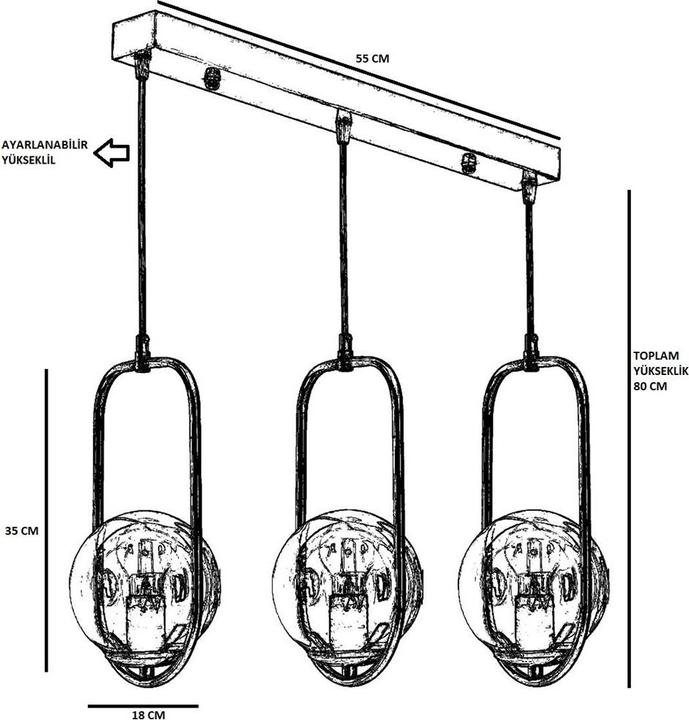 Actual product image Opviq Alexandre (E27)