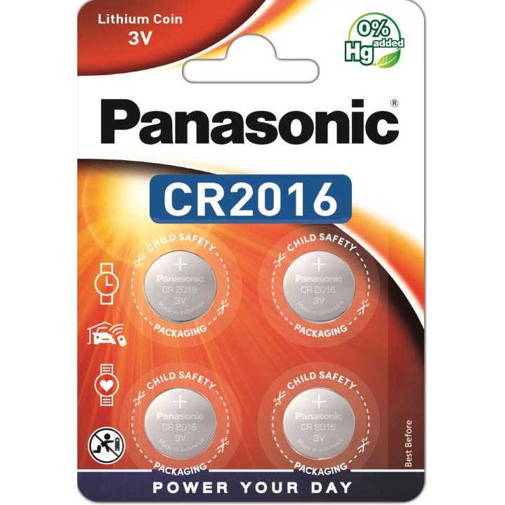 Thumbnail - Panasonic Lithium Power CR2016 (4 Stk., CR2016, 90 mAh), Batterien + Akkus