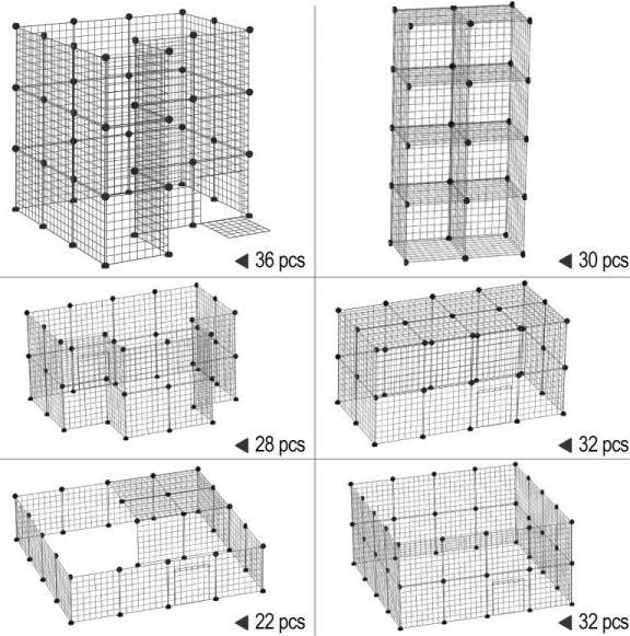 Immagine prodotto PawHut Laufgitter für kleine Haustiere