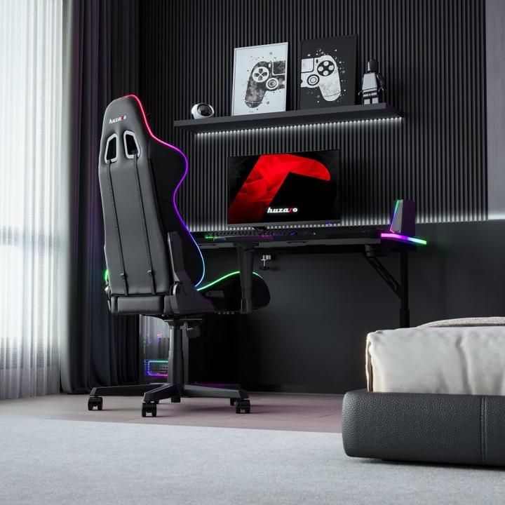 Produktbild Huzaro Biurko gamingowe Hero 3.6 RGB Black