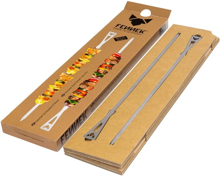 Produktbild Fennek Grill Grillspiess Set lang, 6 Stück