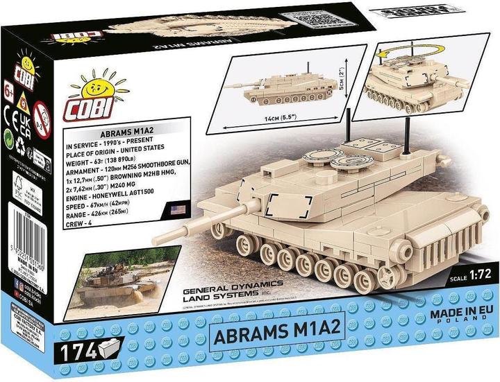 Produktbild Cobi H.C. WWII Abrams M1A2 1:72
