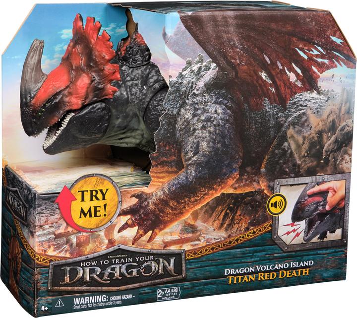 Produktbild Spin Master Drachenzähmen leicht gemacht - riesige Roter Tod-Drachenfigur mit Soundeffekten