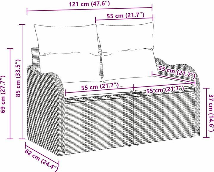 Immagine prodotto vidaXL Divano da esterno