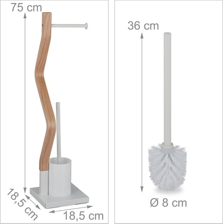 Produktbild Relaxdays WC-Garnitur