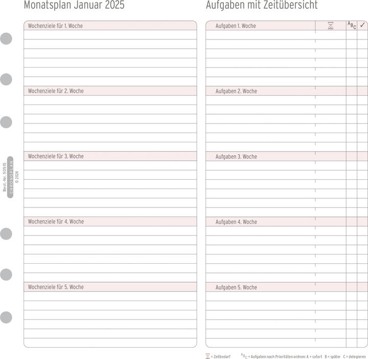Produktbild Chronoplan Monatsplan (Spezial)