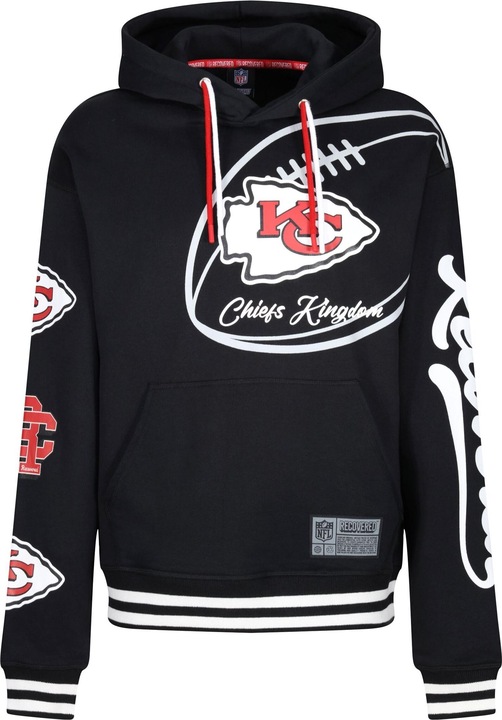 Produktbild Recovered Re:covered Fleece Hoody - PATCHES Kansas City Chiefs - L (L)