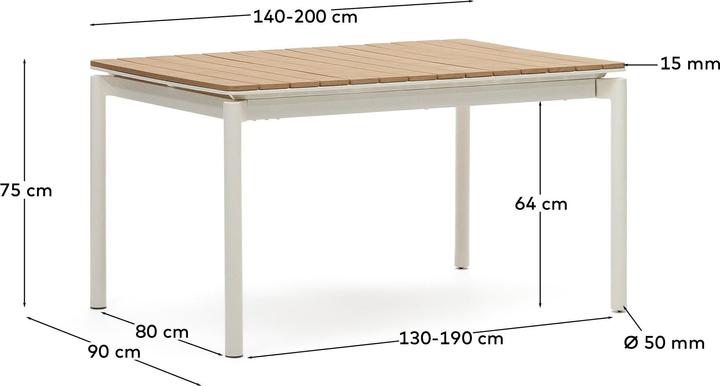 Immagine prodotto Kave Home Canyelles (140 cm)