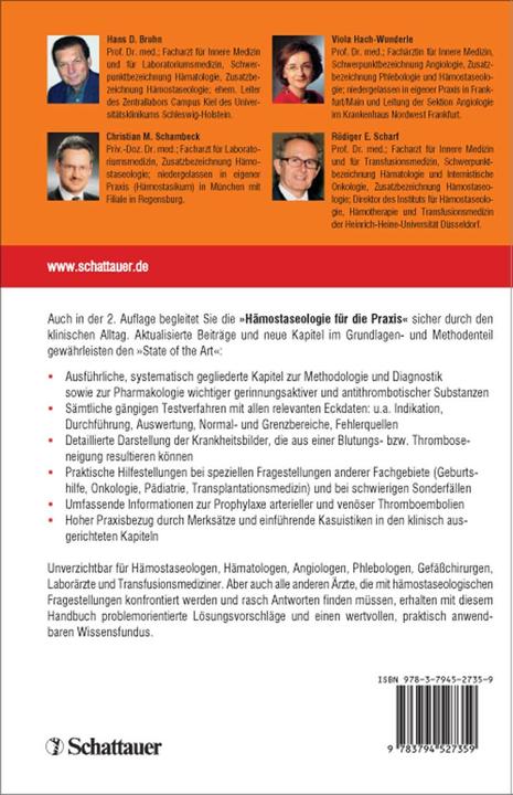 Produktbild Hämostaseologie für die Praxis (Deutsch, Annegret Bruhn, 2010)