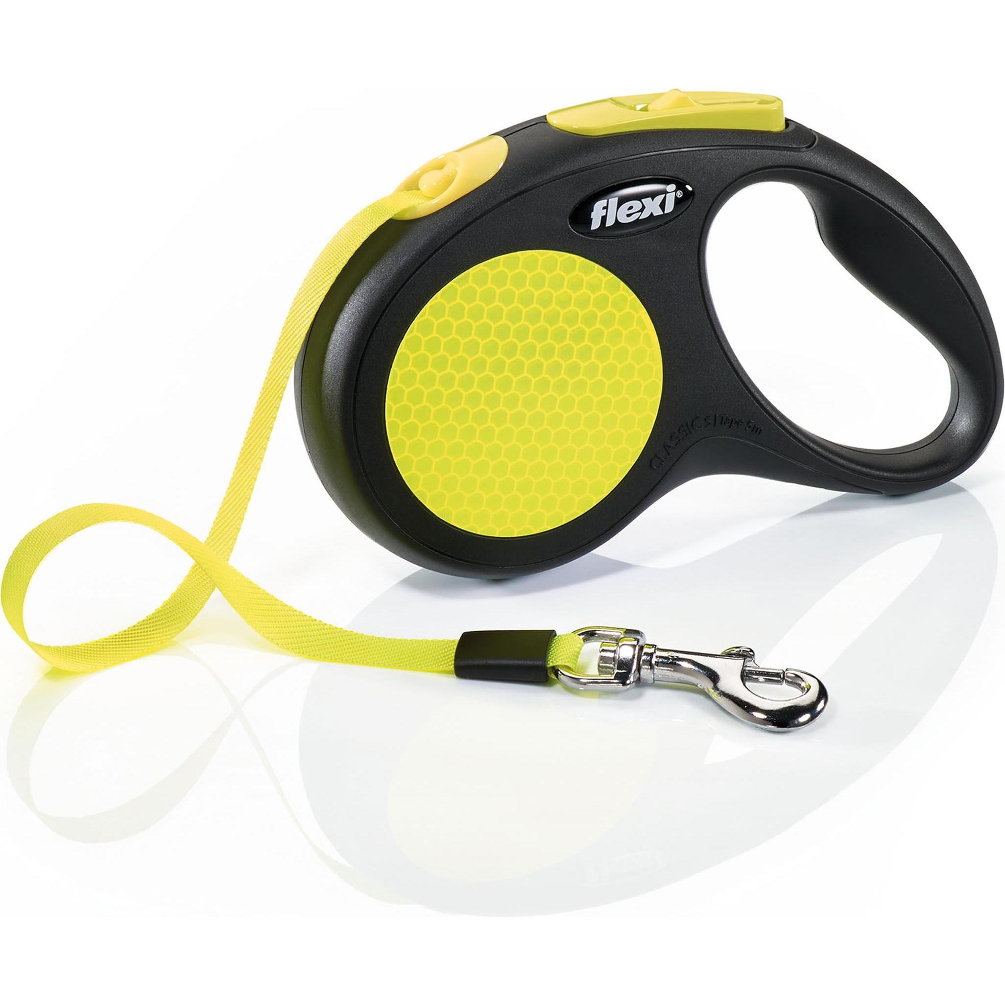 Flexi New Neon (S, Hund, Spazieren), Halsband + Leine