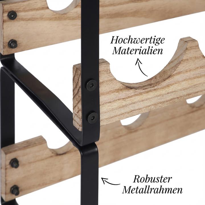 Actual product image Relaxdays winerack (8 bottles, 39.50 x 17.50 x 29 cm)