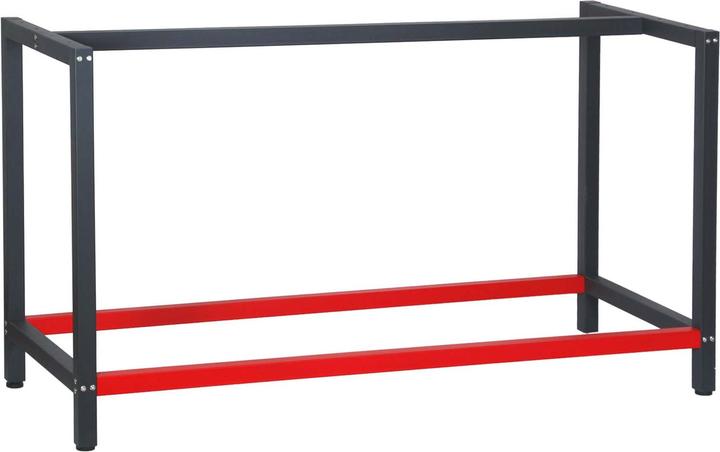 Actual product image Wiltec Workbench frame 150x57x81cm steel workbench frame Table frame Workbench (57 cm, 150 cm)
