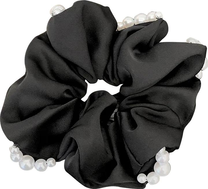 Produktbild Avizar Scrunchie Satin mit Perlen Marjorie (Haargummi)